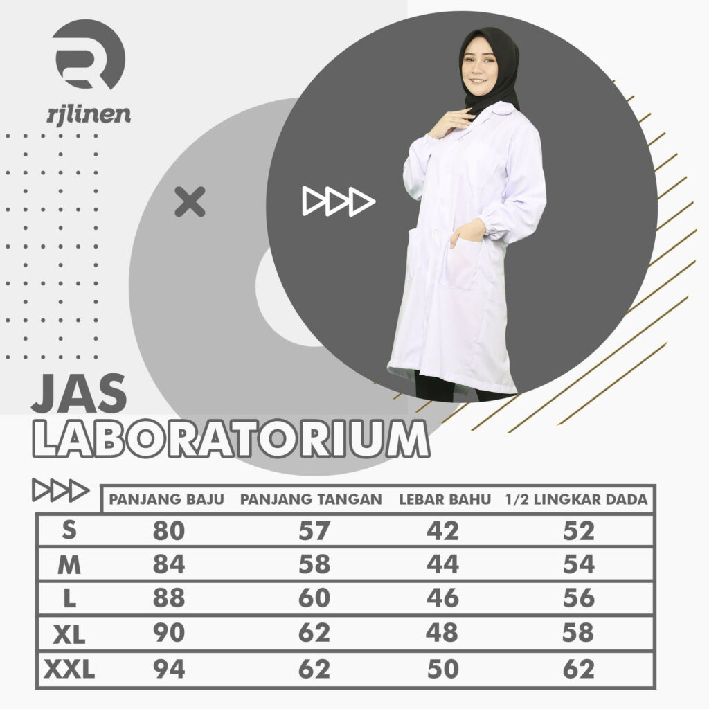 Jas Laboratorium Lengan Panjang – Seragam Perawat