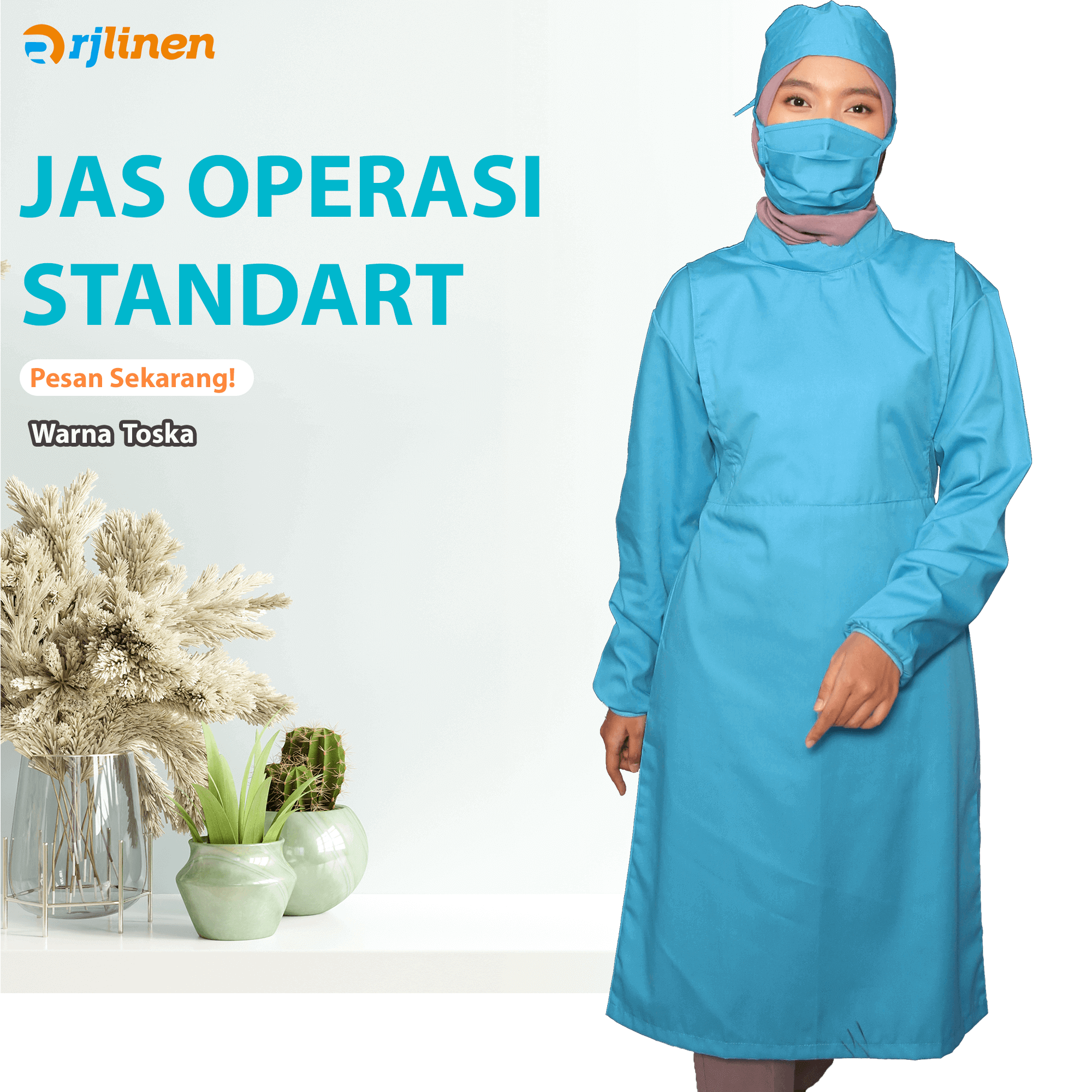 Jas Operasi Standart Toska