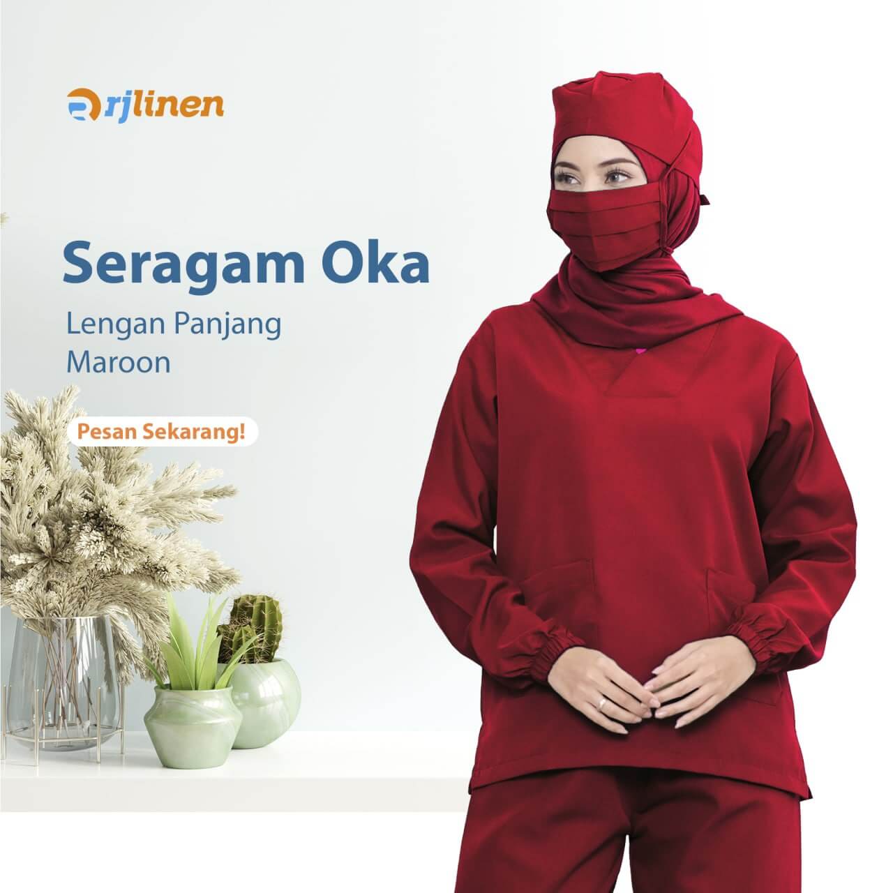 OKA Panjang - Maroon