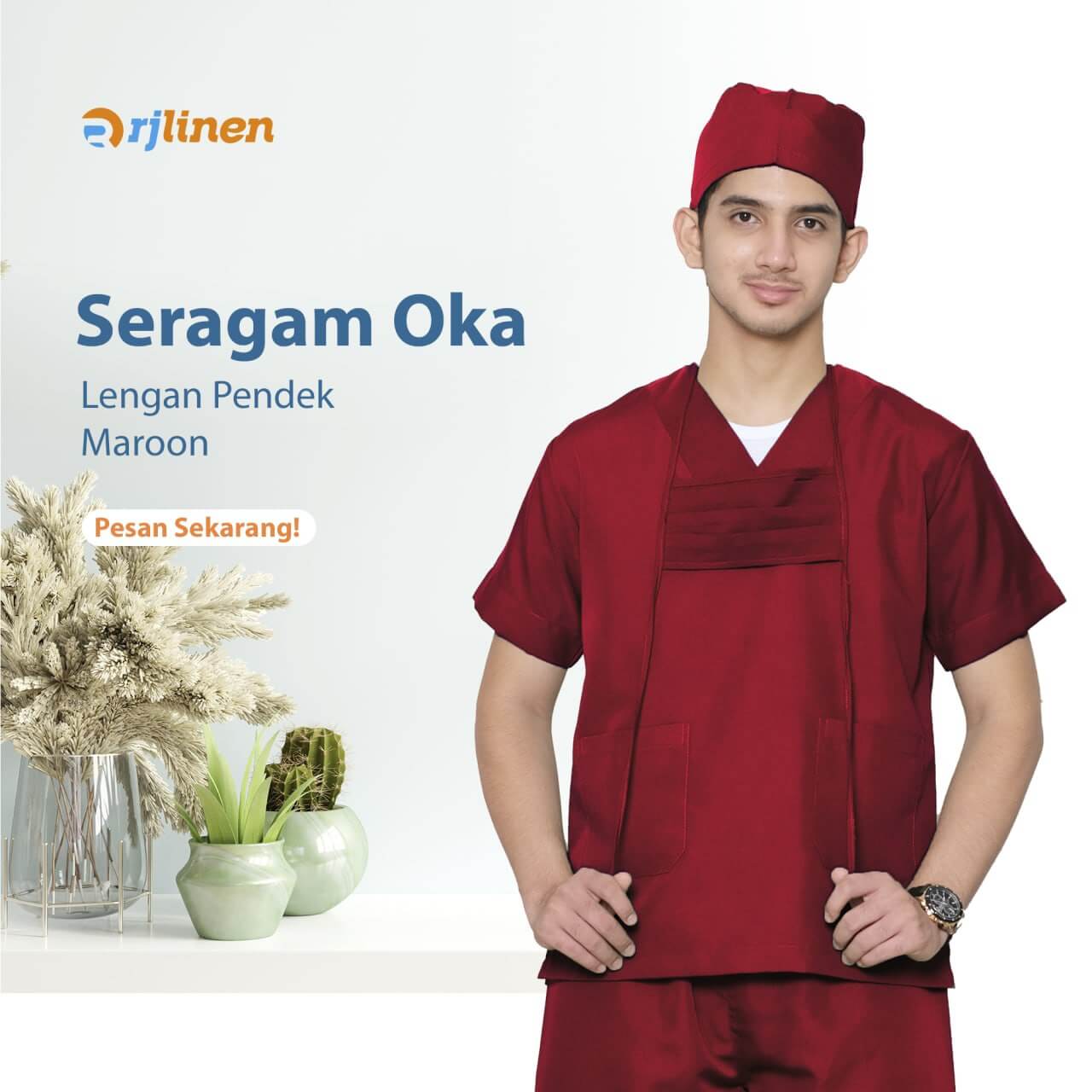 OKA Pendek - Maroon