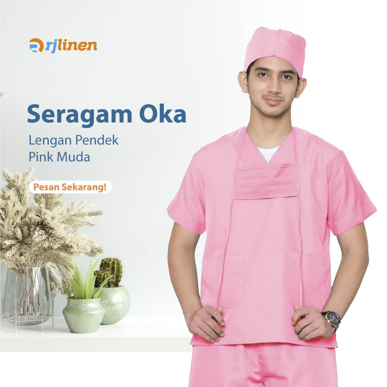 OKA Pendek - Pink Muda