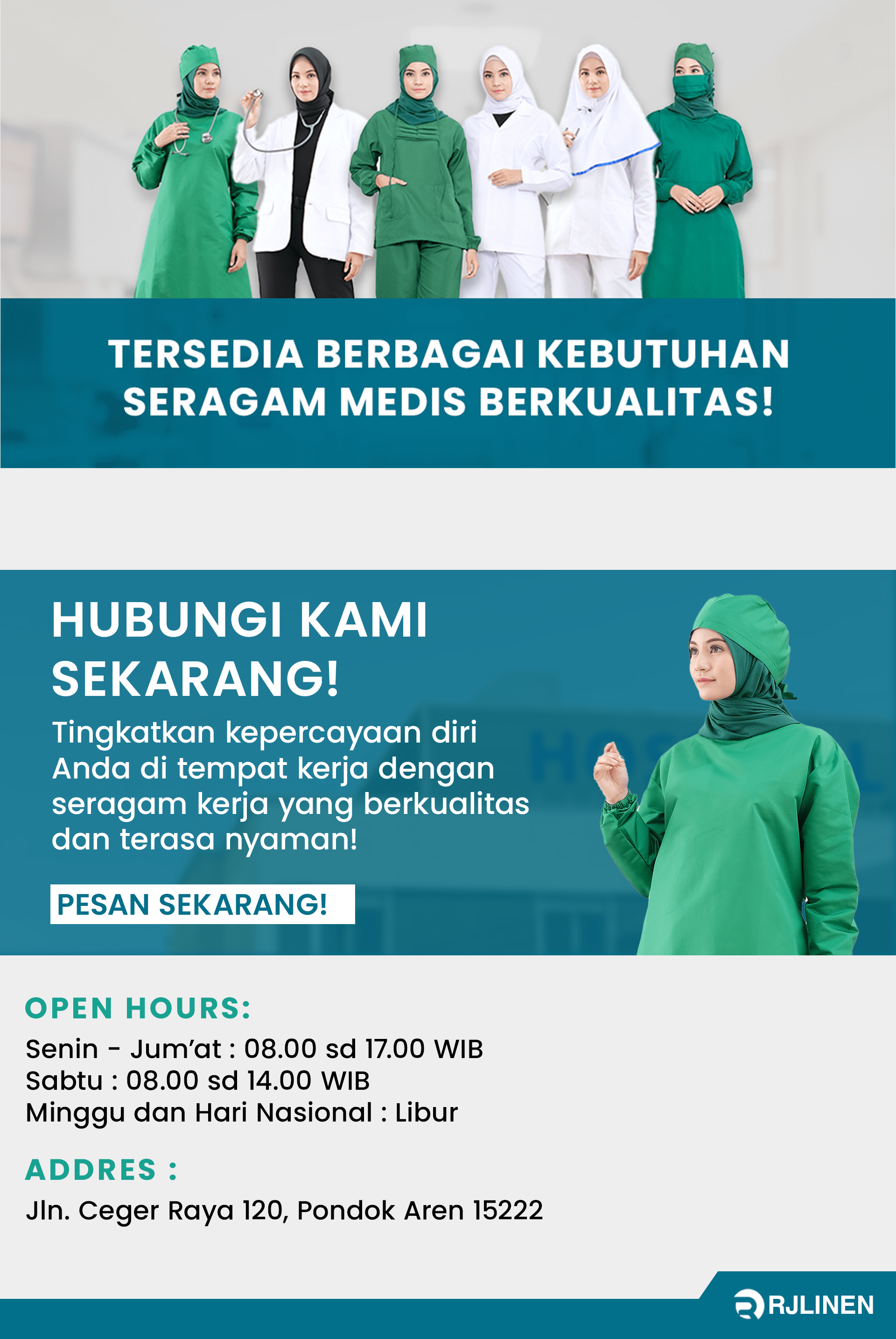 Pesan Seragam Medis Berkualitas
