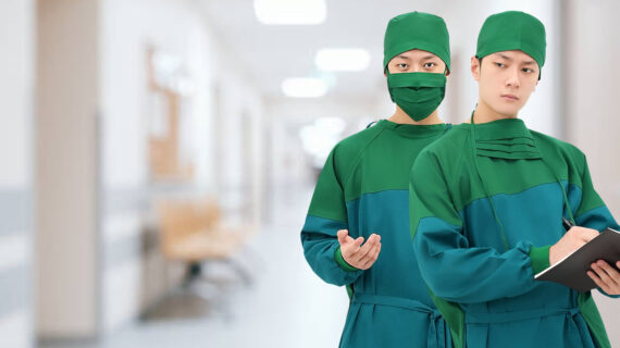 Jual Jas Operasi Overlapping | Seragam Medis – RJLinen PLUS